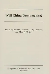 Will China Democratize?