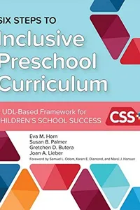 Capa de Six steps to inclusive preschool curriculum
