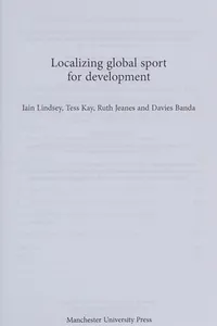 Localizing global sport for development