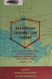 Rethinking criminal law theory