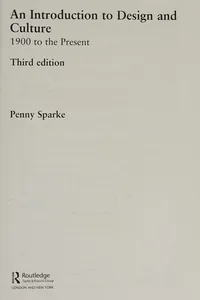 An introduction to design and culture