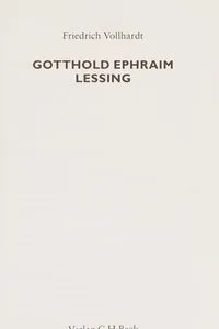 Gotthold Ephraim Lessing