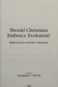 Should Christians embrace evolution?