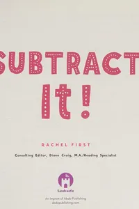 Subtract it!