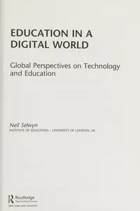 Education in a digital world