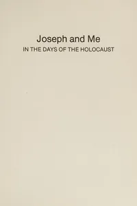 Joseph and me