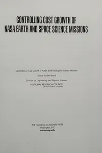 Capa de Controlling cost growth of NASA Earth and space science missions