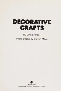 Decorative crafts