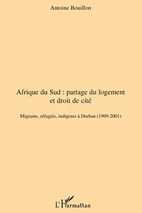 Afrique du Sud, partage du logement et droit de cité