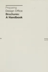 Preparing design office brochures