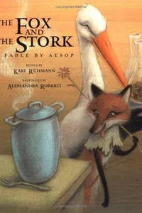 Cover of The fox and the stork