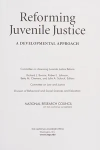 Reforming Juvenile Justice