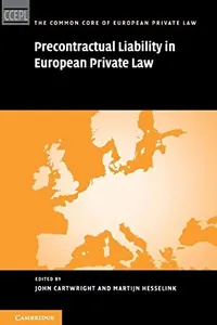 Precontractual liability in European private law