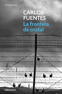 Capa de La frontera de cristal por Carlos Fuentes