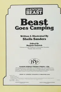 Beast goes camping