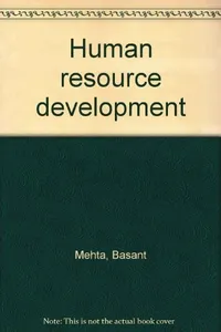 Human resource development