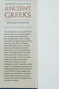 Intimate lives of the ancient Greeks
