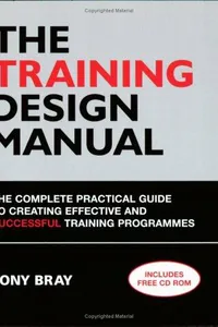 Capa de The Training Design Manual