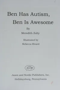 Ben has autism, Ben is awesome