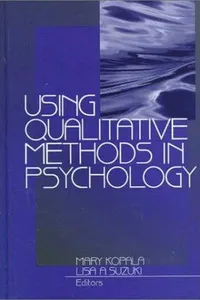 Using qualitative methods in psychology
