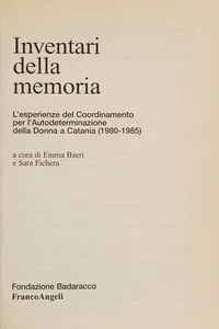 Inventari della memoria