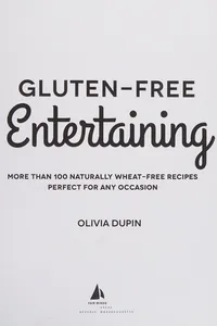 Gluten-free entertaining