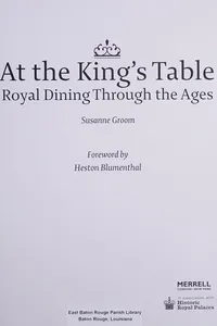 At the king's table