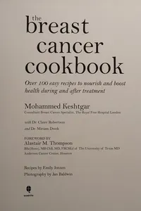 The breast cancer cookbook