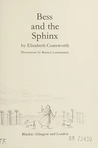Capa de Bess and the Sphinx