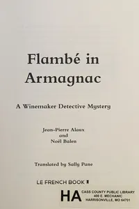 Cover of Flambé in Armagnac