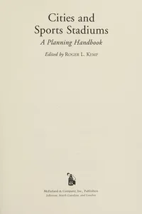 Cities and sports stadiums