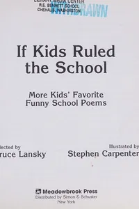 If kids ruled the school