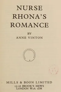 Nurse Rhona's Romance