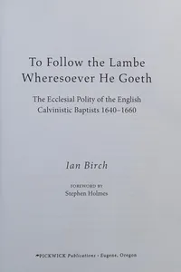 To Follow the Lambe Wheresoever He Goeth