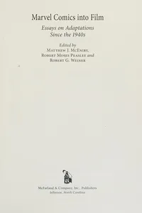 Marvel Comics into Film