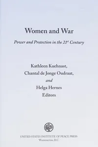 Cover of Women and war