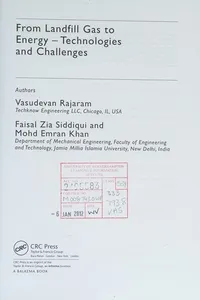 From landfill gas to energy