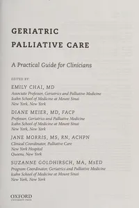 Geriatric Palliative Care