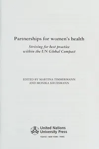 Partnerships for women's health