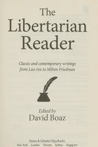 The libertarian reader