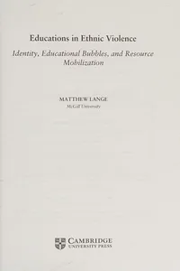 Ethnic violence and education