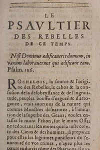 Le psaultier des rebelles de ce temps