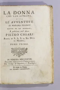 La donna che non si trova. O sia Le avventure di Madama Delingh