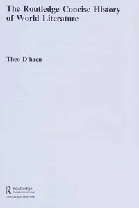 The Routledge concise history of world literature