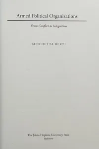 Armed political organizations