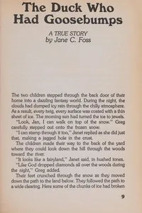 The Duck who had goosebumps and other animal tails