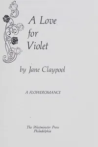 Cover of A love for Violet