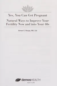 Cover of Yes, you can get pregnant
