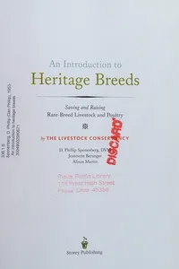 An introduction to heritage breeds