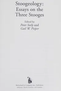 Cover of Stoogeology